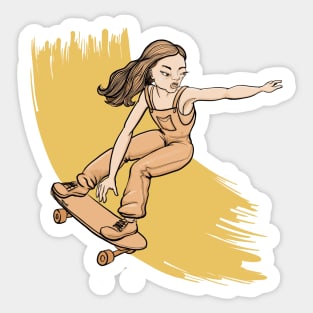 Catching waves Sticker